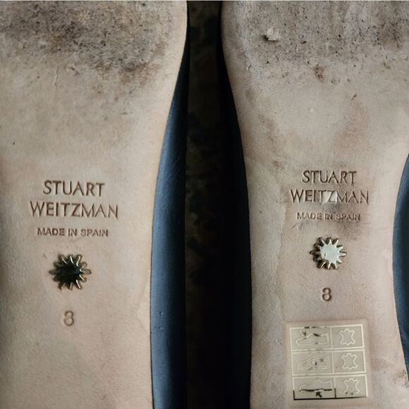 Stuart Weitzman Leather Anicia Pumps 25 - Picture 13 of 15